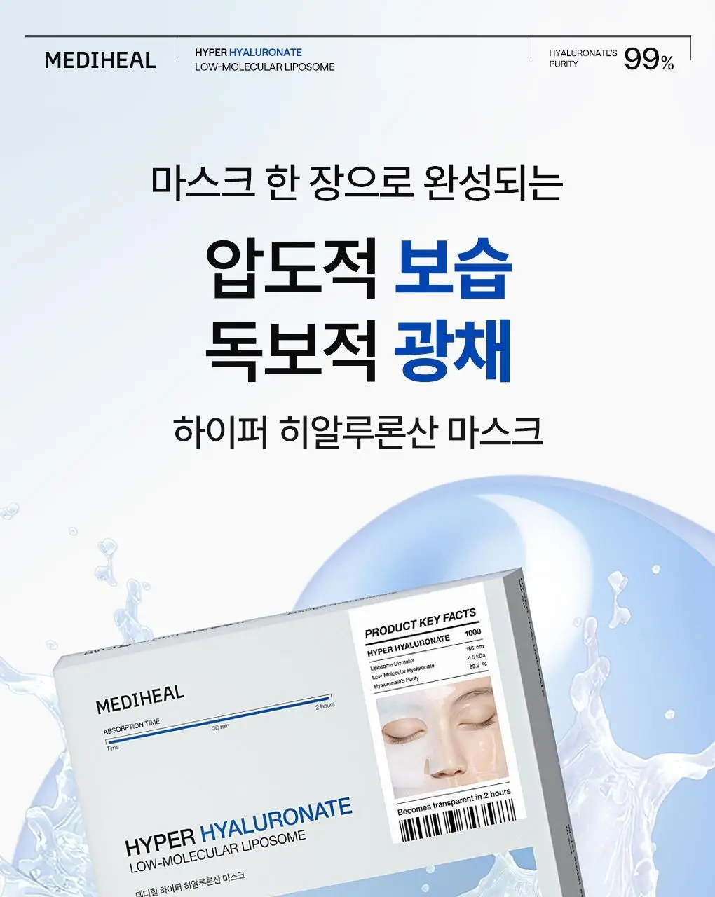 [겔마스크/10매] 메디힐 하이퍼 마스크 3종 (콜라겐/PDRN/히알루론산) 상세페이지 32